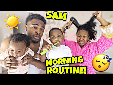 OUR CRAZY MORNING ROUTINE AS A FAMILY OF 4!!! | VLOGMAS DAY 17