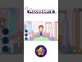 Kids vocabulary - Accessory - Learn English for kids - English educational video #shorts