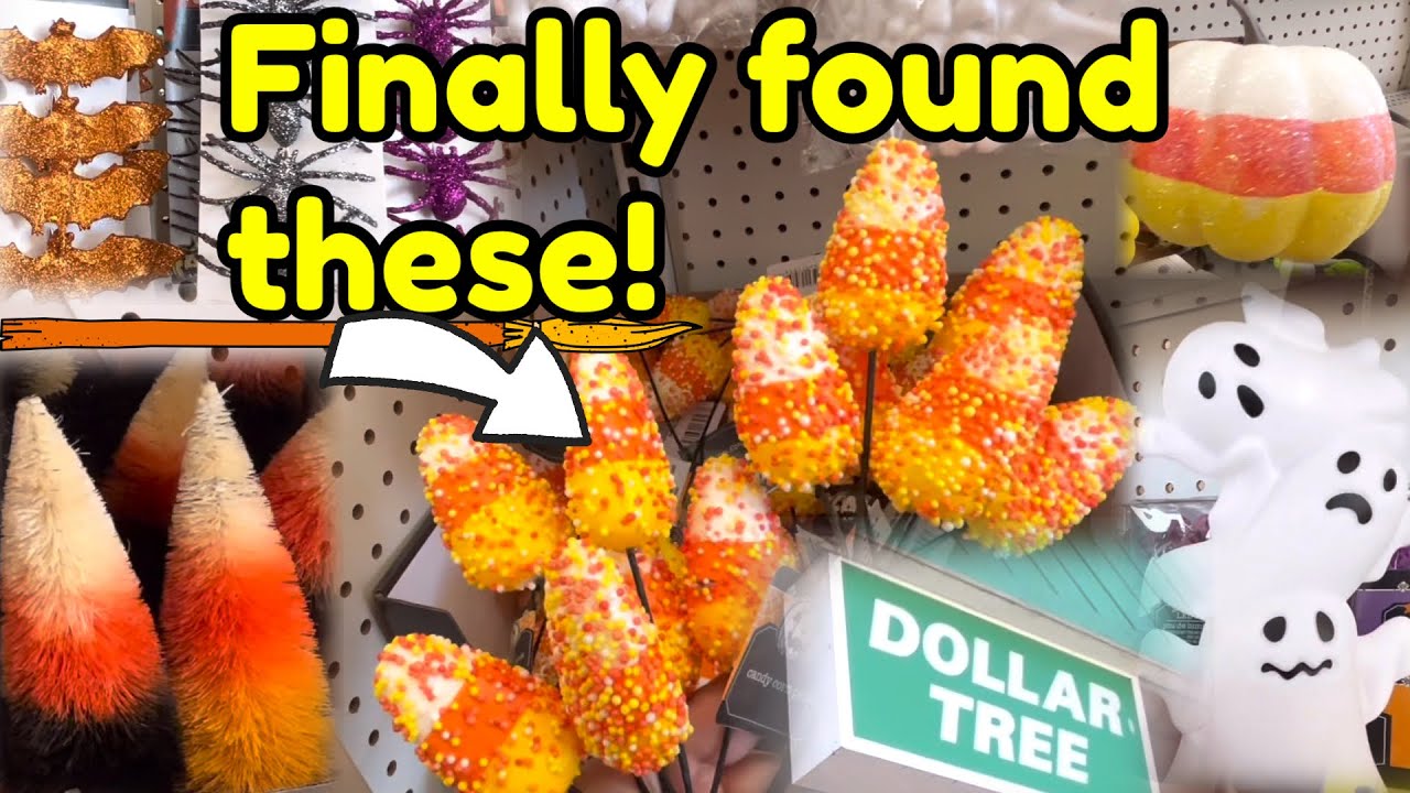 FINALLY! Dollar Tree has HALLOWEEN! I found my Candy Corn Picks😊👍🏻 Very cute stuff for 1.25