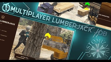 Ultimate Lumberjack Job for FiveM | Persistent Trailer & Multi-Stage Workflow