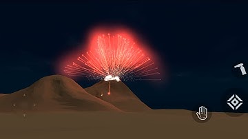 How to Make Volcano | Fireworks Simulator 3D #fireworksimulator3D