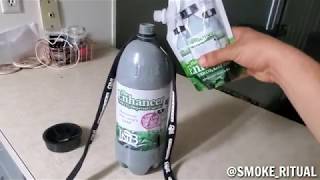 Smoke Ritual Adding some TNB Naturals Enhancer CO2 to my Indoor cannabis marijuana tent led grow