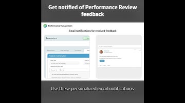 Get notified of Performance Review feedback in Dynamics 365