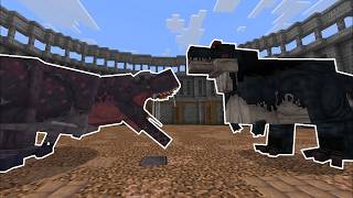 UPDATED Dawn Era 1.2 VS Mesozoic Kingdom | Mob Battle | Minecraft Mob Battle