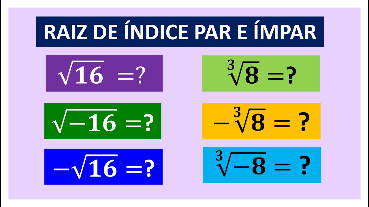RAIZ NDICE PAR E MPAR YouTube RAIZ NDICE PAR E MPAR YouTube