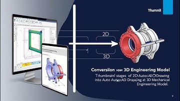 HOW TO CONVERT 2D AUTOCAD TO 3D MECHANICAL ENGINEERING