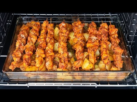 Receta perfekte për hell pule | Shish Kebab pule në furrë