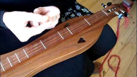 Traditional mountain dulcimer BEGINNER#1 the NOTER