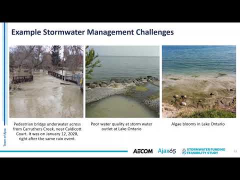 Ajax Virtual Public Meeting - Stormwater Funding Feasibility Study