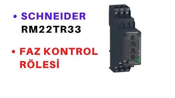 Phase control relay Schneider RM22TR33