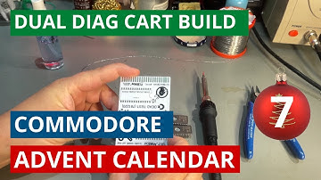 December #7- C64 Dual diagnostics cartridge build - Commodore advent calendar 2021