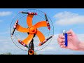 Experiment: Oscillating Fan with a Rocket Engine