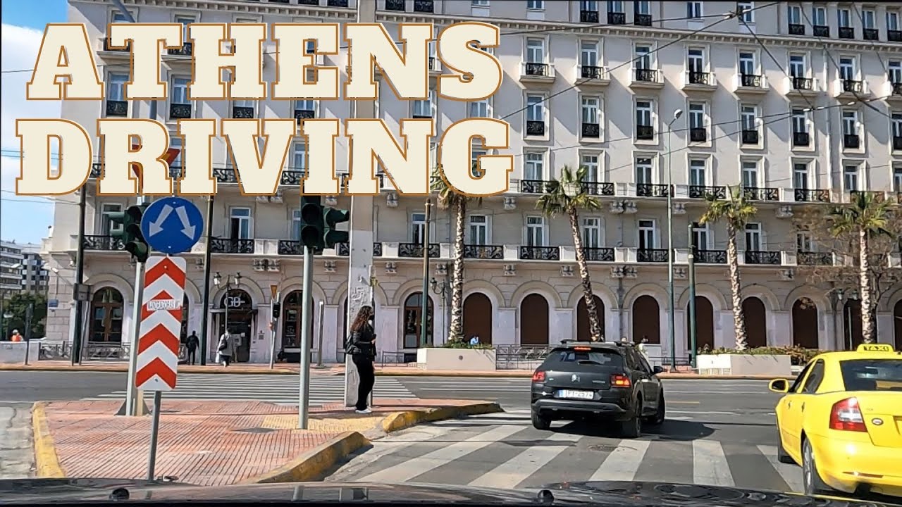 Athens city Driving Tour | From Kifisias Avenue to Omonoia square
