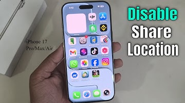 iPhone 17 Air: Hoe schakel ik het delen van mijn locatie uit op de iPhone?