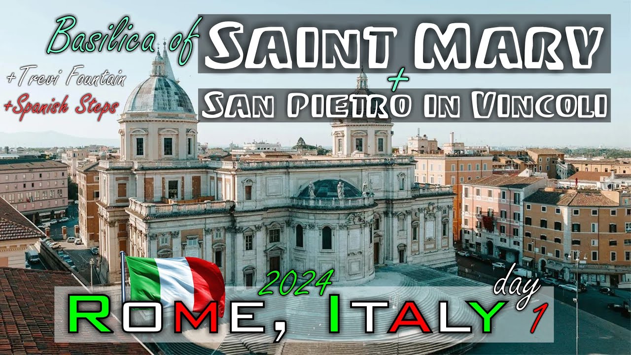 ROME, Italy 2024 day 1 - Moses + Santa Maria + Trevi + Spanish Steps