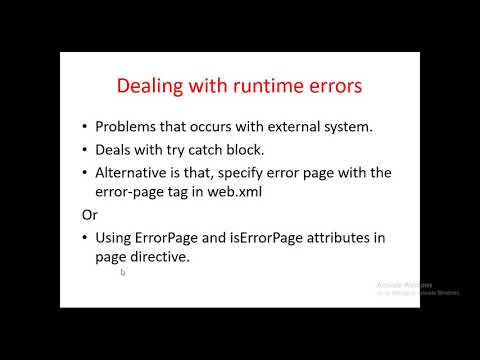 JSP- Error Handling