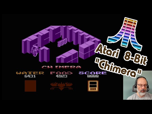 Atari 8-Bit Game Play, Chimera - YouTube