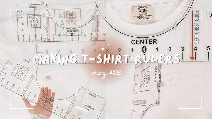 HOW TO LINE UP DESIGNS ON T-SHIRTS USING A PDF ALIGNMENT TOOL