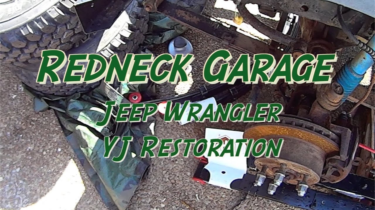 2 Jeep Wrangler YJ 4" Trail Master Lift Kit Installation YouTube
