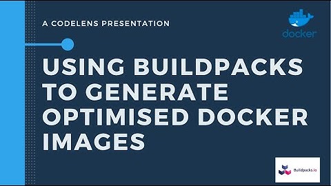 Creating Optimised Spring Boot Application Docker Images Using BuildPacks.