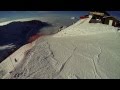 Спуск по трассе Карусель, Сочи 2015, сноуборд видео, спуск с небес ))