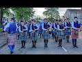 West Lothian Schools Pipe Band at 2025 Linlithgow Marches in Scotland