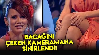 Deniz Seki, Bacaklarını Çeken Kameramana Çok Sinirlendi!