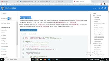Angular Course Arabic | Using NGX-Modal to open component as a modal #15