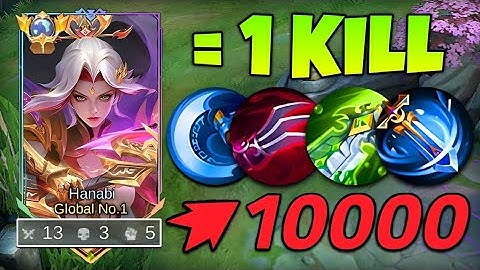 NEW META!! HANABI ONE HIT CRIT DELETE BUILD FOR 2025!! (crit damage hack) 100% BROKEN🔥-MLBB.