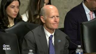 WATCH: Sen. Scott questions Hegseth and Caine on Iran war, defense spending