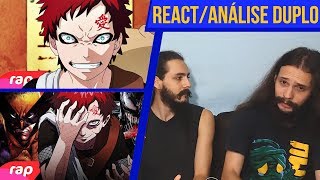 [REACT/ANÁLISE] 7 MINUTOZ DUPLO: RAP DO GAARA + RAP DO GAARA, VENOM E WOLVERINE - ANIMAL