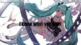 Nightcore - Lights down low || Lyrics