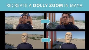 How to Dolly Zoom in Maya - Maya Camera Techniques Tutorial