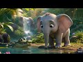 The Elephant Who Was Afraid of Water 🐘💧 | Heart Touching Moral Story