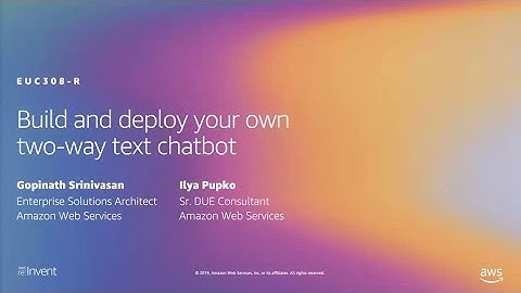 SMS Chatbot with Amazon Pinpoint, Amazon Lex, and AWS Lambda