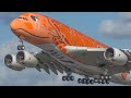 60 minutes pure aviation  airbus a380 b747 beluga  special painted planes only 4k