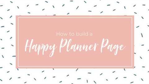 How to Build a Happy Album Planner Page by Creative Memories