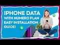 How to install numero data plan for iphone devices