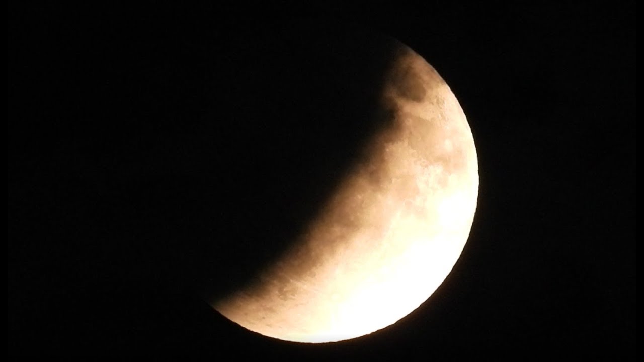 Eclipse Parcial Luna 16/1772019 desde Madrid YouTube