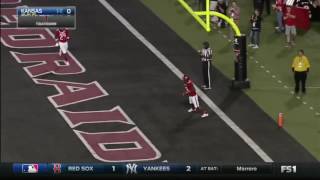 2nd & 8 at KU 18 (9:55 - 1ST) P. Mahomes II pass complete to C. Batson for 18 yds for a TD