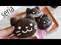 Black cat bread Recipe【100均 シリコン型】黒猫チョコパン【セリア】