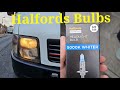 Halfords Headlamps trial How to fit headlight bulbs in volkswagen lt35 lt32 lt28 lt46