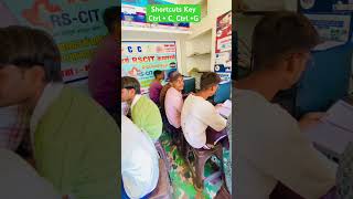 Shortcut key Ctrl + C / Ctrl + G |All Shortcut Key part 2| Computer chalna Sikhe #2026 #rscit #short