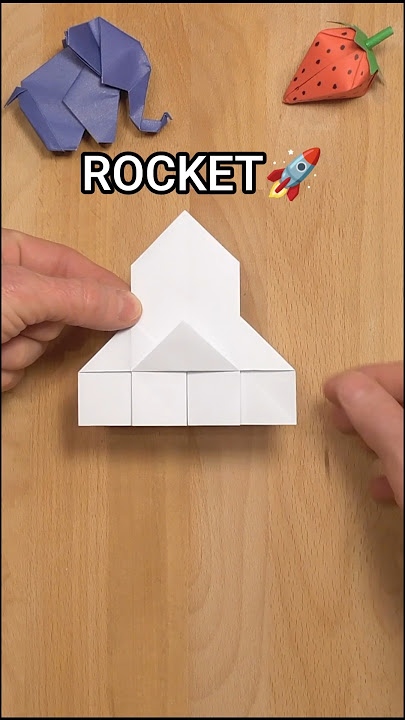 EASY PAPER ROCKET | HOW TO MAKE PAPER SPACE SHIP INCLART