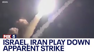 Israel, Iran play down apparent Israeli strike