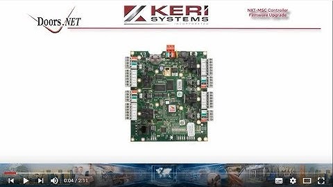 NXT-MSC Controller Firmware Upgrade