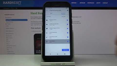 How to Clear Browsing History in CAT S42 – Clear Browsing Data