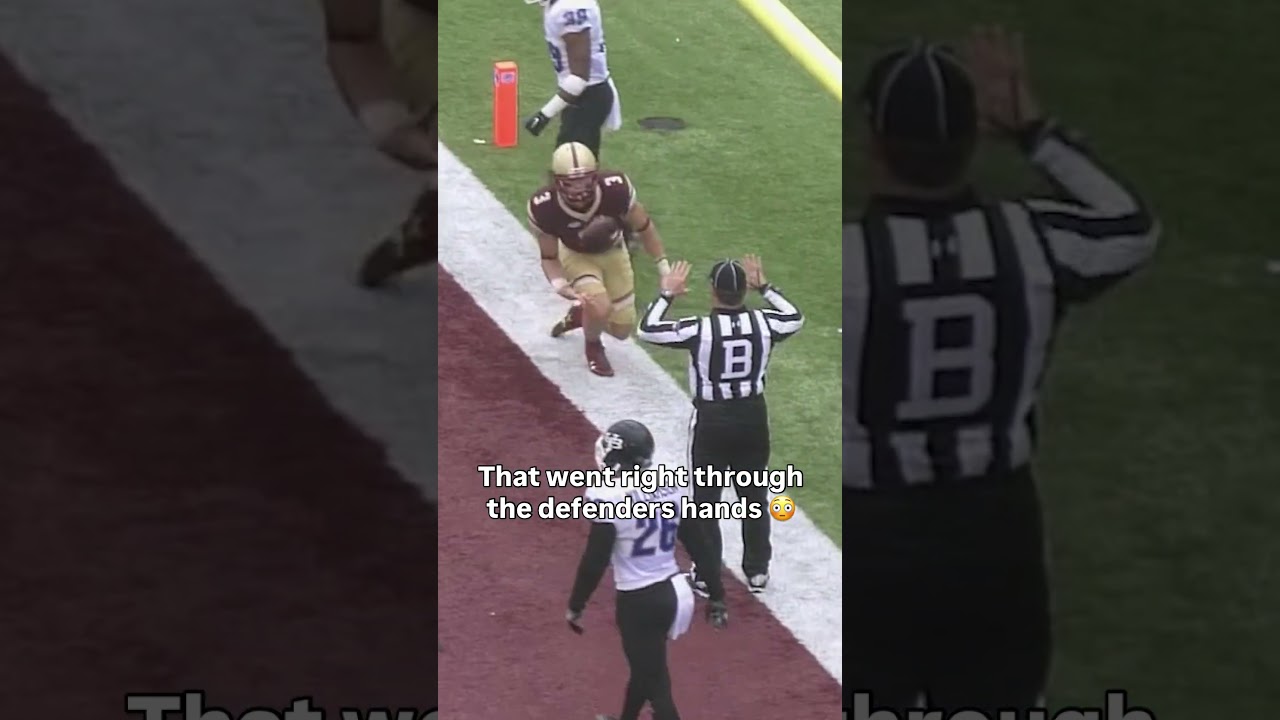 That pass was perfect 🤩 #bostoncollege #accfootball #collegefootball