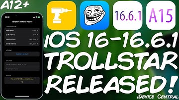 iOS 16.0 - 16.6.1 JAILBREAK News: TrollStar RELEASED! Easily Install TrollStore 2 For All Devices