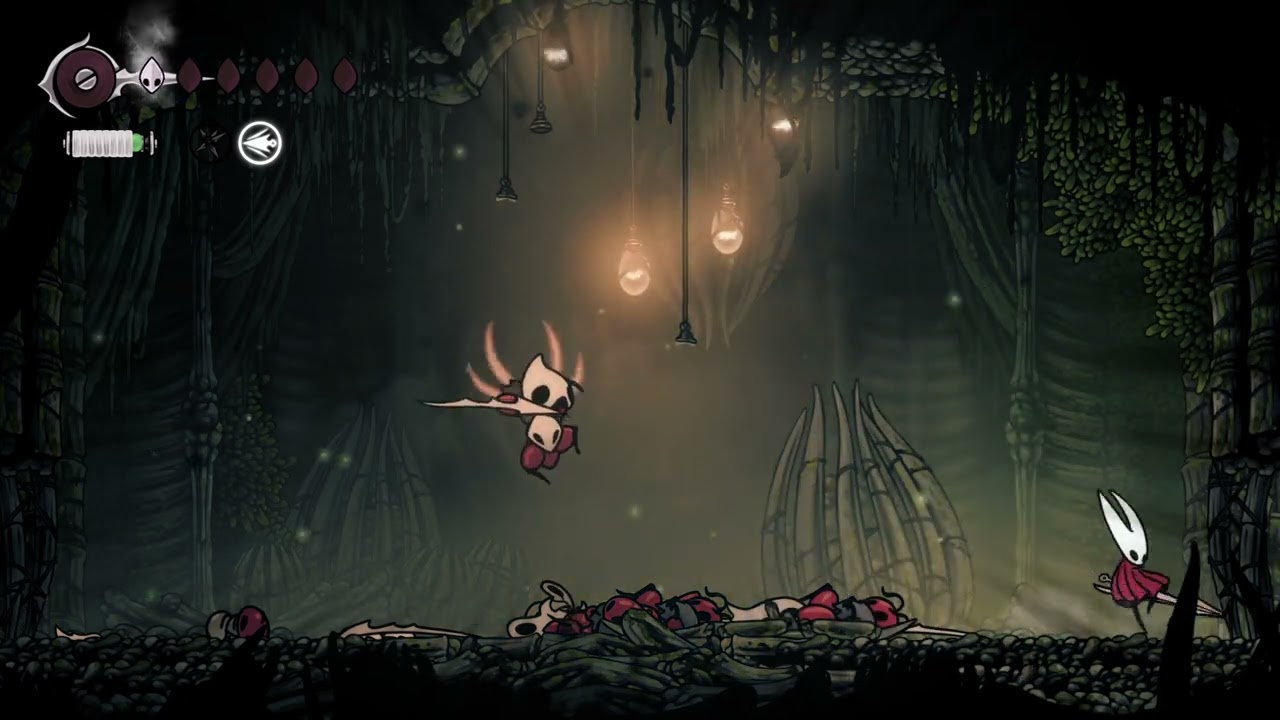 Hollow Knight: Silksong. Забег по тропе охотника. Арена. Знак Странницы.